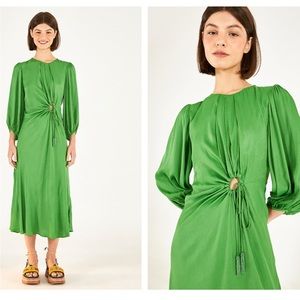 FARM Rio Circle Cut Out Midi Dress - S